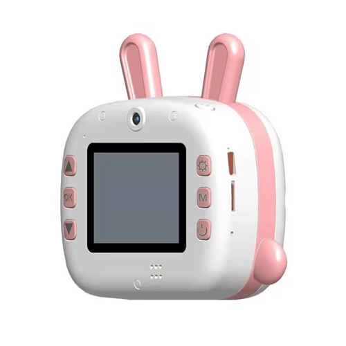 kids newst cartoon rabbit camera toys thermal printing camera Print camera with APP-WIFI to kids best gift hot sale