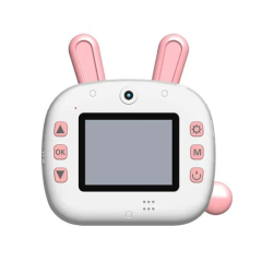 kids newst cartoon rabbit camera toys thermal printing camera Print camera with APP-WIFI to kids best gift hot sale