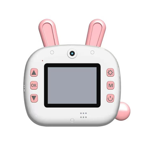 kids newst cartoon rabbit camera toys thermal printing camera Print camera with APP-WIFI to kids best gift hot sale