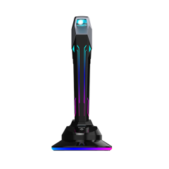 Controllable 7 Model Gaming Headset Stand LED RGB Headset Holder With 4 Ports USB 3.0 Data Charging Port