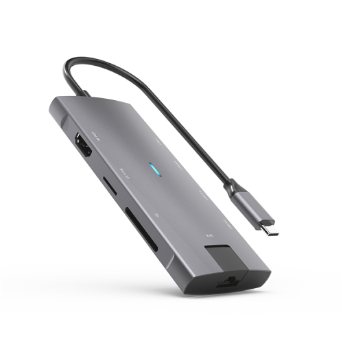 New 8 In 1 Usb C Hub Type C To Ethernet pdsdtfusb3.03 Exported To Worldwide