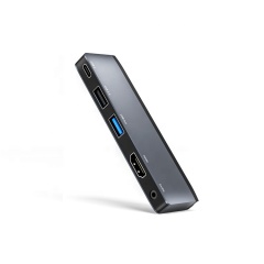 5 In 1 Dual Usb C Hub 3.0 PD Charging Type C Adapter For Mircosoft Surface Pro X