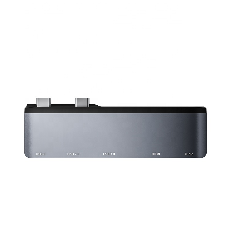 5 In 1 Dual Usb C Hub 3.0 PD Charging Type C Adapter For Mircosoft Surface Pro X