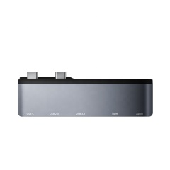 5 In 1 Dual Usb C Hub 3.0 PD Charging Type C Adapter For Mircosoft Surface Pro X