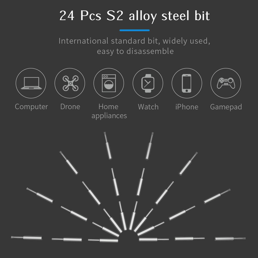 28in1 precision electric screw driversuit