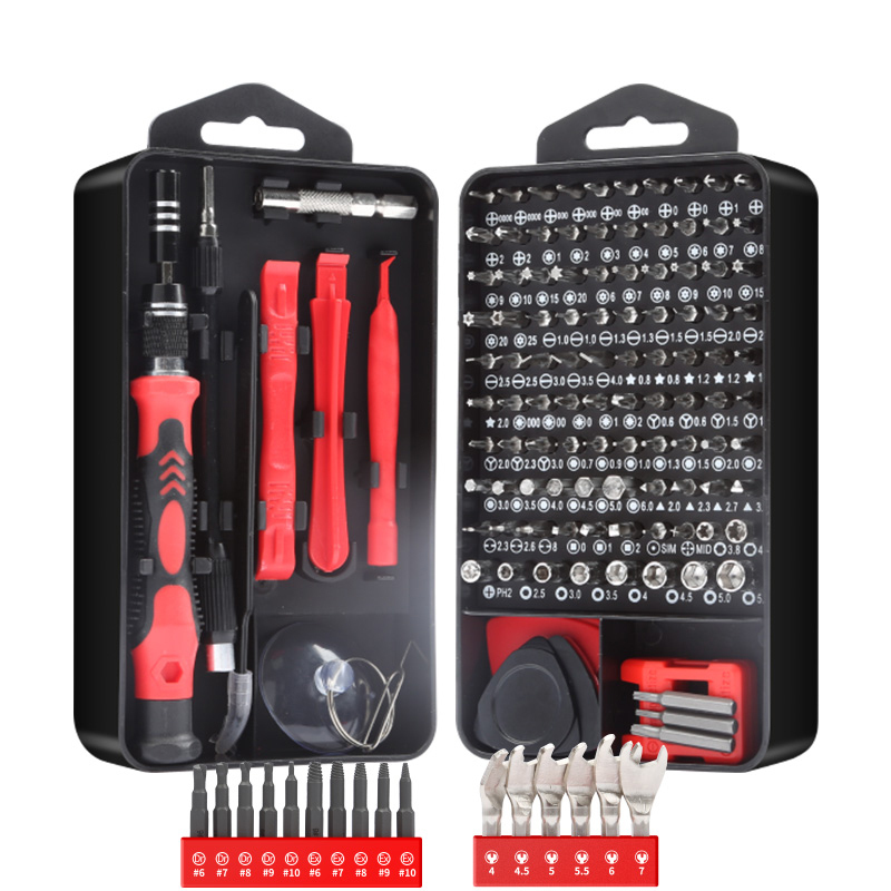 138 in 1 Mobile Phone Repair kit Precision Screwdriver Bits Set Magnetic Electronics Repair Tool Set