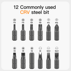 KS-840080 DIY Ratchet Screwdriver Spiral Ratchet Screwdriver Kingsdun Tools for Cellphone X box Watches, Cameras