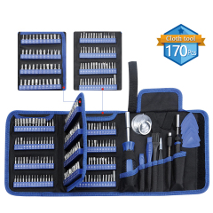 Screwdriver Set 170 Piece Screwdriver Repair Tool Combo Kit in A Household Fixing Bag