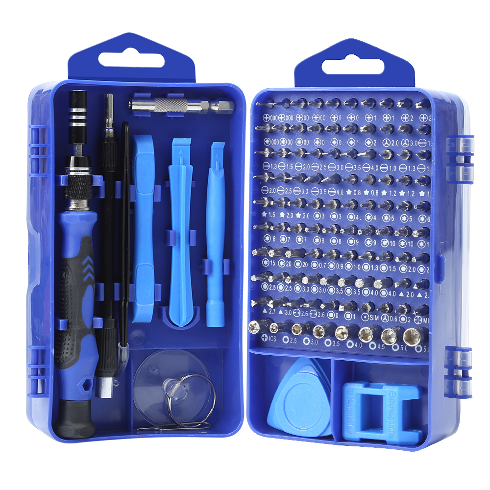 122 in 1 Screwdriver Tool Set Multi Function Tool Kit Bit Screwdriver Set For Cell Phone Camera Laptop PC