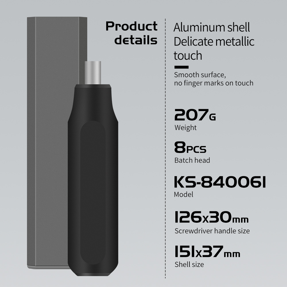 KS-840061 9 in 1 impact screwdriver,impact driver tools professional phone repair kit kingsdun screwdriver for computer repairs