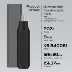 KS-840061 9 in 1 impact screwdriver,impact driver tools professional phone repair kit kingsdun screwdriver for computer repairs