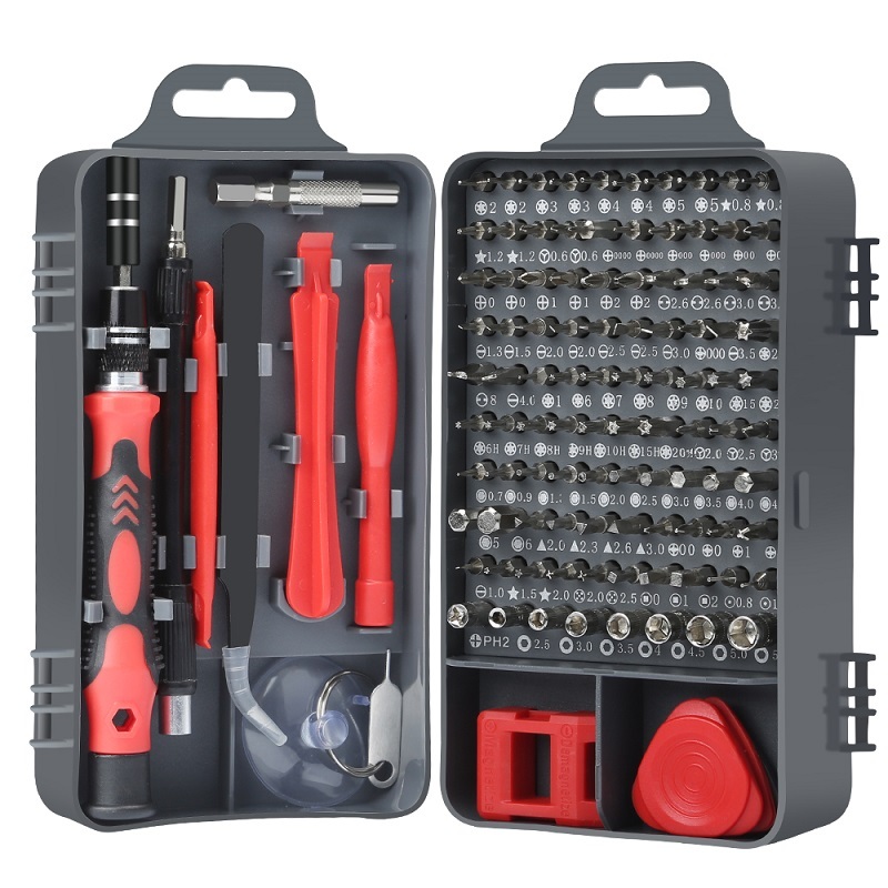 122 in 1 Screwdriver Tool Set Multi Function Tool Kit Bit Screwdriver Set For Cell Phone Camera Laptop PC