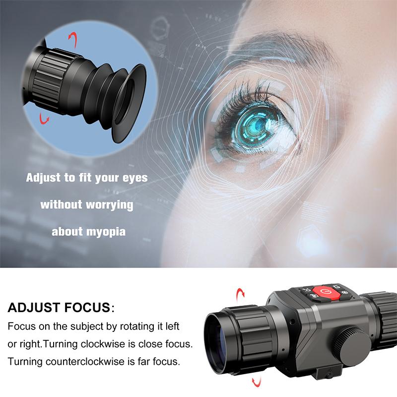 2021 hunting thermal scope riflescope night vision monocular ht-C8 oem odm obm