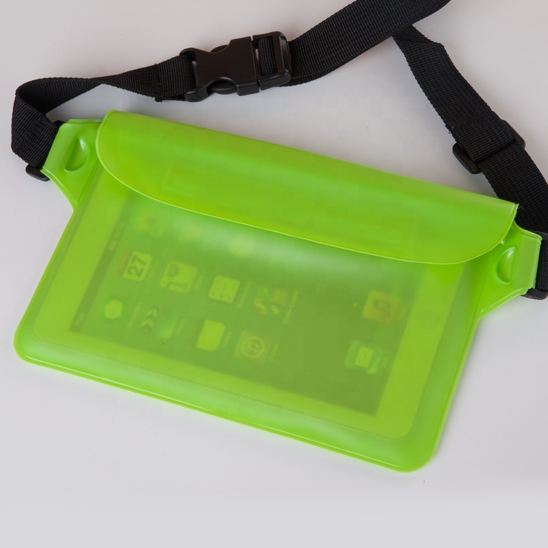 Hot Selling Keep Your Cellphone Cash Safe and Dry Perfect Waterproof Pouch Dry Bag Fanny Pack