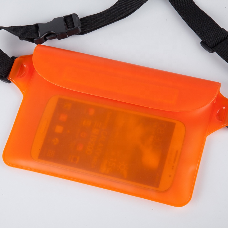 Hot Selling Keep Your Cellphone Cash Safe and Dry Perfect Waterproof Pouch Dry Bag Fanny Pack