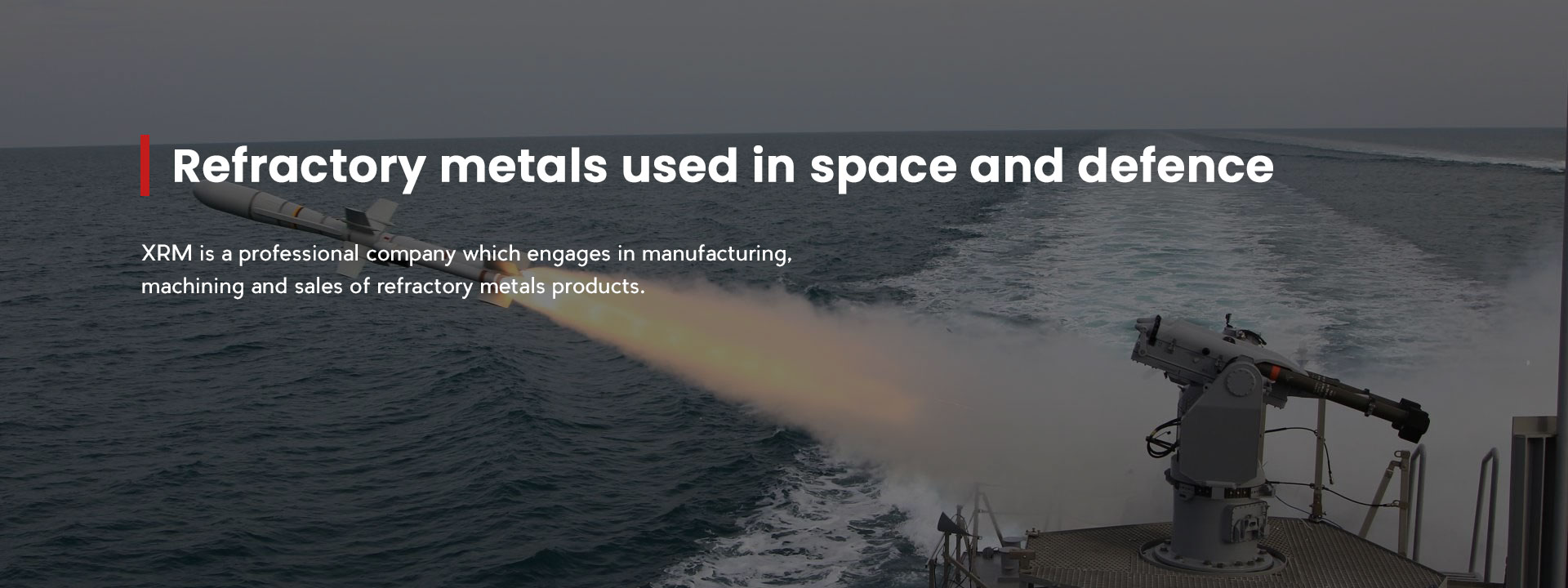 Refractory metals used in space and defence