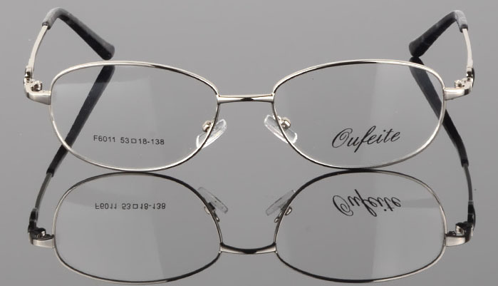 Women's eyeglass frame metal oval full frame eyeglass frame can be matched with presbyopia, myopia, and anti blue light glasses frame