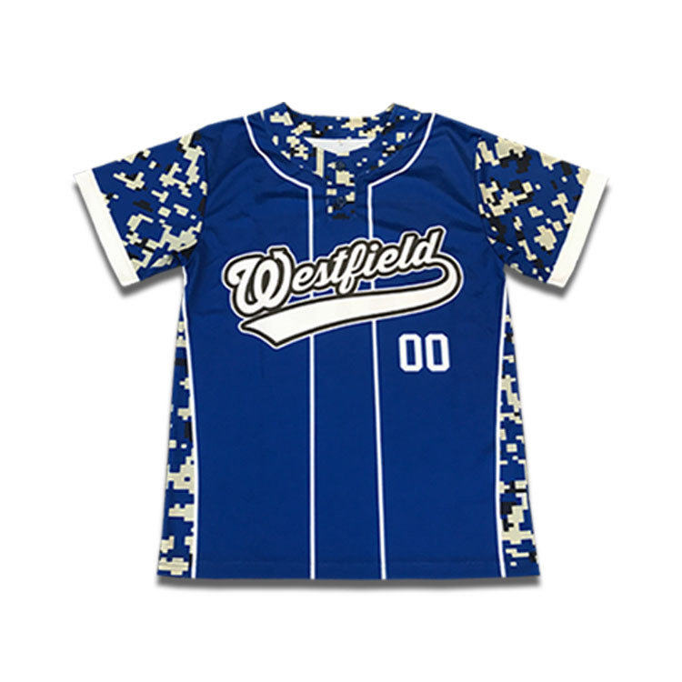 Source 100% Polyester Mens Wholesale Sublimated Baseball Jerseys