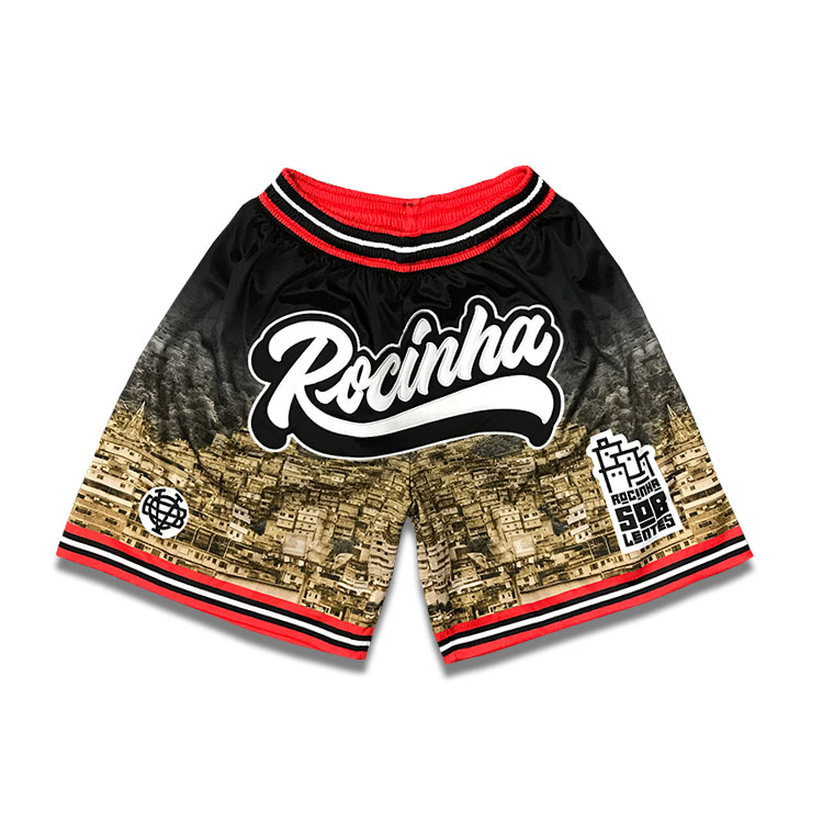 Custom Sublimated&embroidered Basketball Shorts for Men