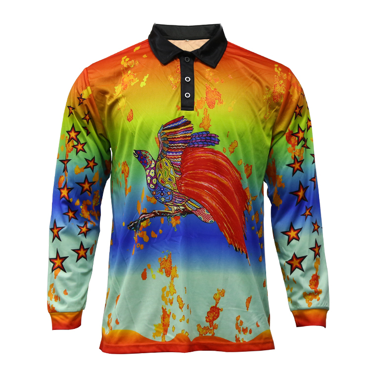Custom Full Sublimated Fishing Jersey&Fishing Polo Shirts