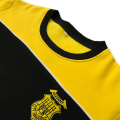 Custom Sublimated Long Sleeve Crewneck T Shirt Hoodless