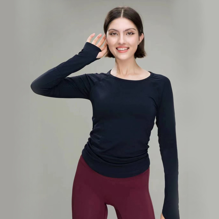Women Fitness Wear Yoga Wear Long Sleeve T Shirt | Yoga Clothes Custom