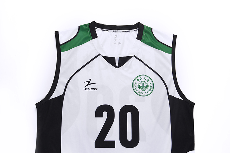 Custom Personalization White Sublimated Men's Volleyball Jersey