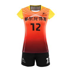 Sublimated Unisex Volleyball Uniform Design