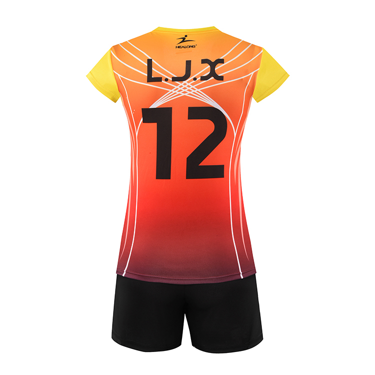 Sublimated Unisex Volleyball Uniform Design
