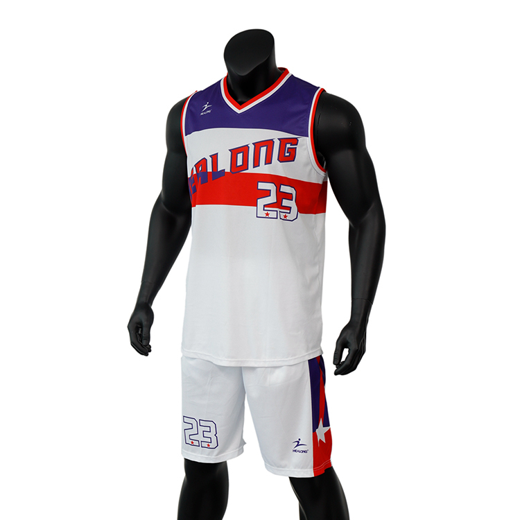 Customizable Full Sublimated Personalised Basketball Uniform Set