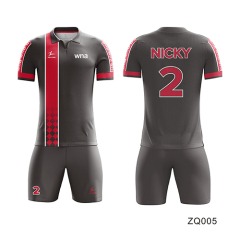 Custom Sublimated Football Shirts Black Soccer Jerseys