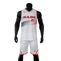 Custom Purple/Black/White Sublimated Basketball Uniform Basketball Set