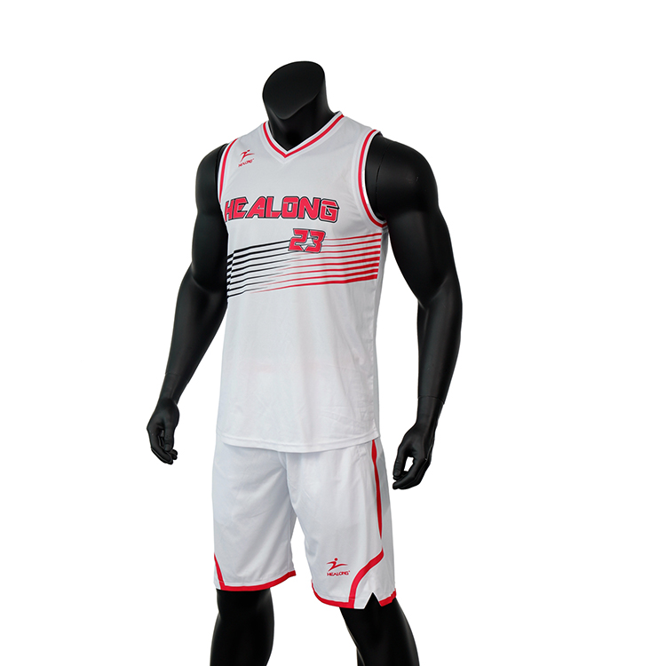 Custom Purple/Black/White Sublimated Basketball Uniform Basketball Set