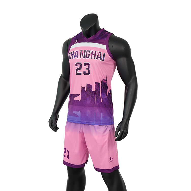 Customizable Full Sublimated Personalised Basketball Uniform For Men