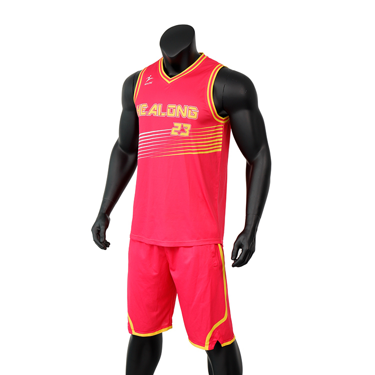 Custom Red Full Sublimated Basketball Set,Personalised Basketball Jersey