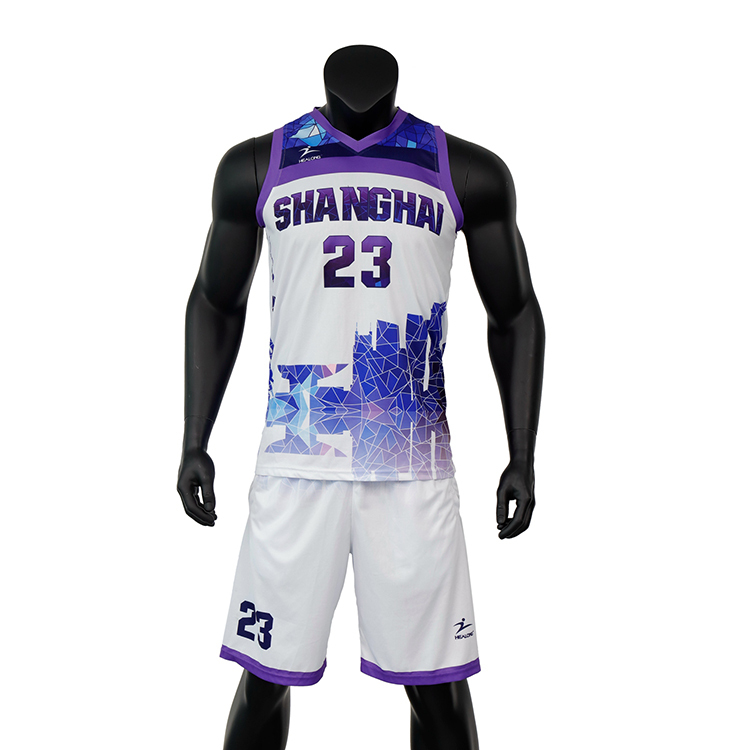 Customizable Full Sublimated Personalised Basketball Uniform For Men