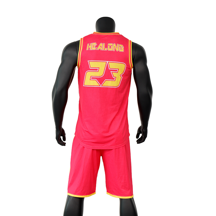 Custom Red Full Sublimated Basketball Set,Personalised Basketball Jersey