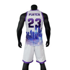 Customizable Full Sublimated Personalised Basketball Uniform For Men