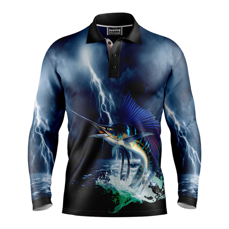 Custom Sublimation Long Sleeve Fishing Shirts