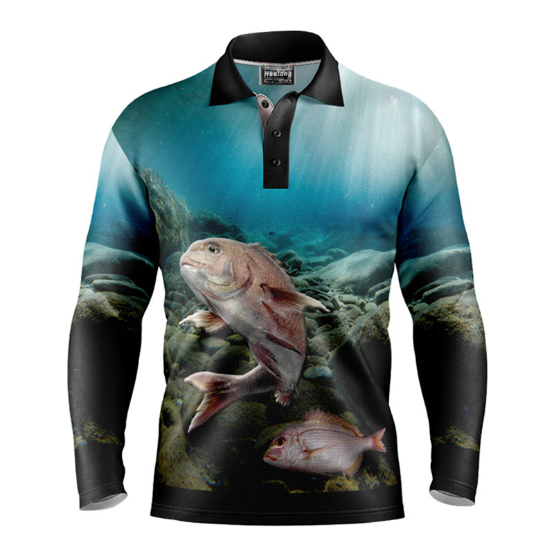 Wholesale Custom Logo Sublimation Long Sleeve Stitched Fishing Shirt -  China Fishing Shirt and Fishing Clothing price