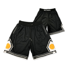 Custom Embroidered Pattern Mesh Basketball Shorts