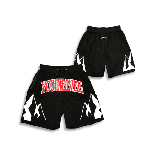 Custom Patch Embroidery Retro Basketball Shorts