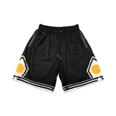 Custom Embroidered Pattern Mesh Basketball Shorts