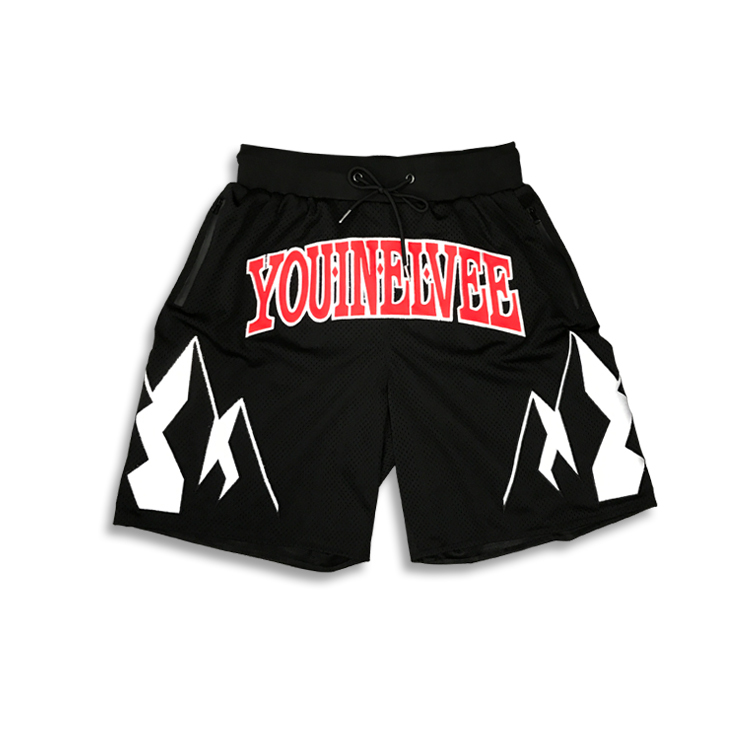 Custom Patch Embroidery Retro Basketball Shorts