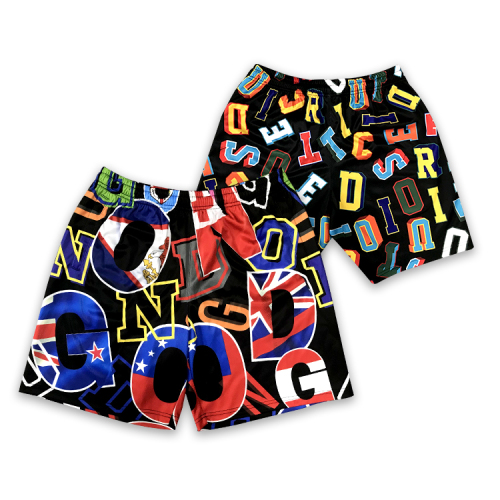 Custom Sublimated Basketball Shorts&amp;Embroidery Shorts