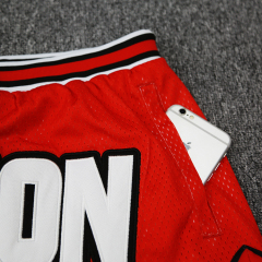 Custom Sublimated Embroidered Logo Polyester Mesh Basketball Shorts