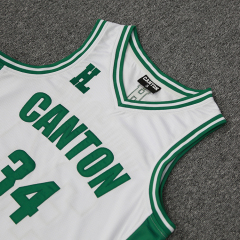 customizable white basketball uniform with embroidered logo