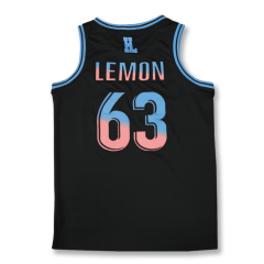 customizable black mesh basketball jersey