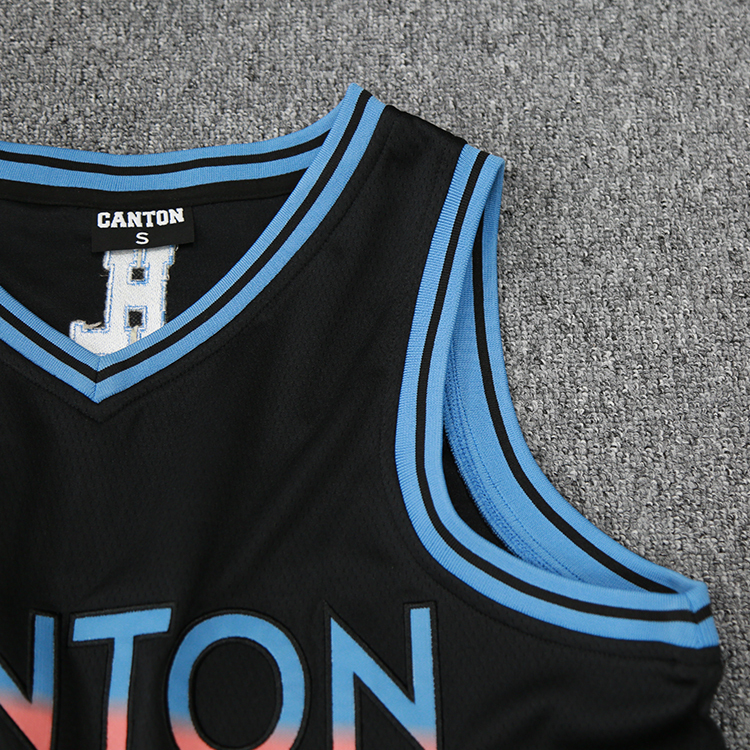 customizable black mesh basketball jersey