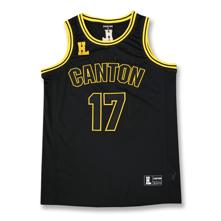 customizable black mesh basketball jersey with embroidered logo